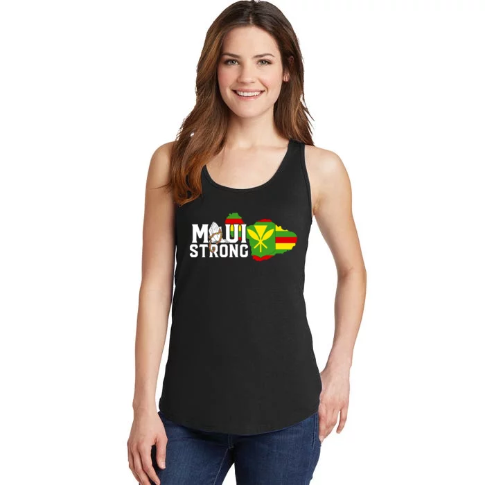 Pray For Maui Hawaii Strong Ladies Essential Tank