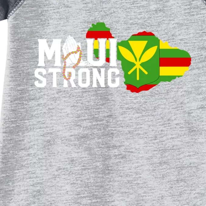 Pray For Maui Hawaii Strong Infant Baby Jersey Bodysuit