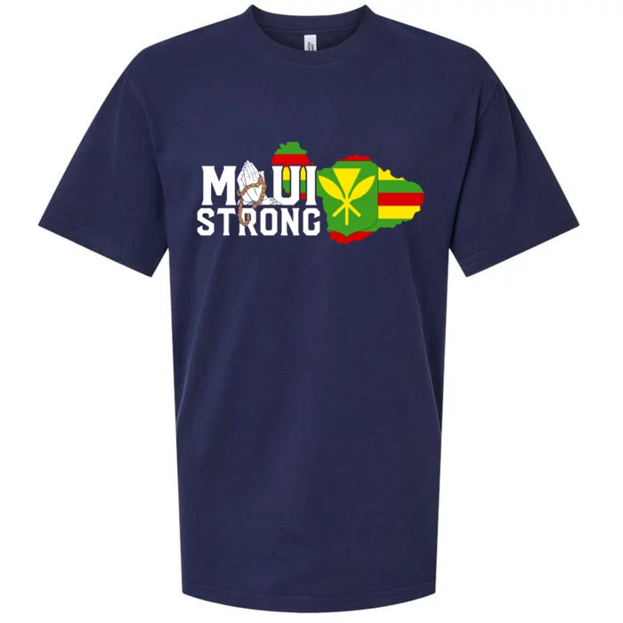 Pray For Maui Hawaii Strong Sueded Cloud Jersey T-Shirt