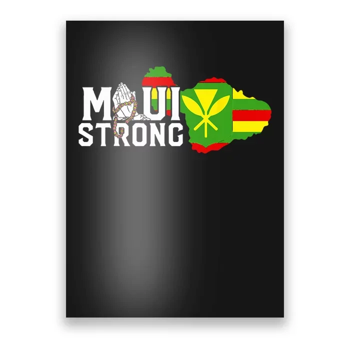 Pray For Maui Hawaii Strong Poster