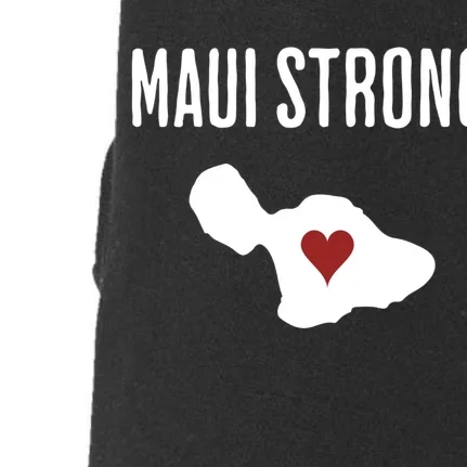 Pray For Maui Hawaii Strong Doggie 3-End Fleece Hoodie