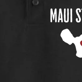 Pray For Maui Hawaii Strong Dry Zone Grid Performance Polo