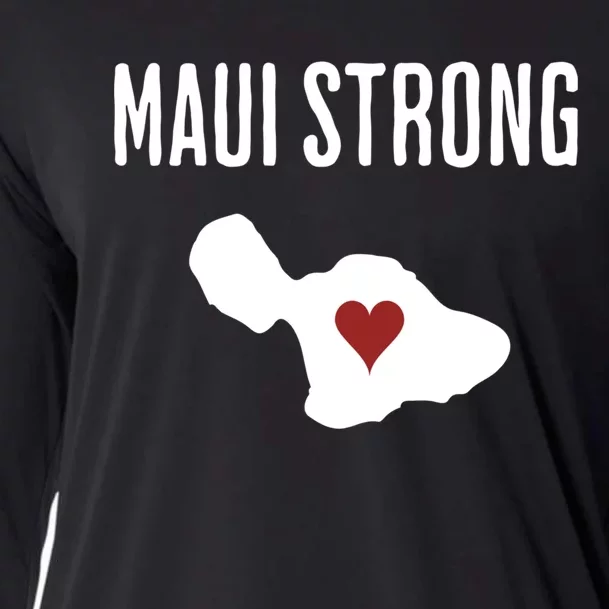 Pray For Maui Hawaii Strong Cooling Performance Long Sleeve Crew