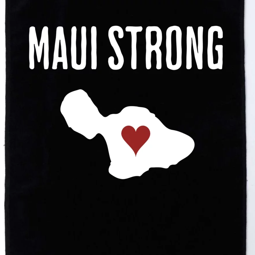 Pray For Maui Hawaii Strong Platinum Collection Golf Towel