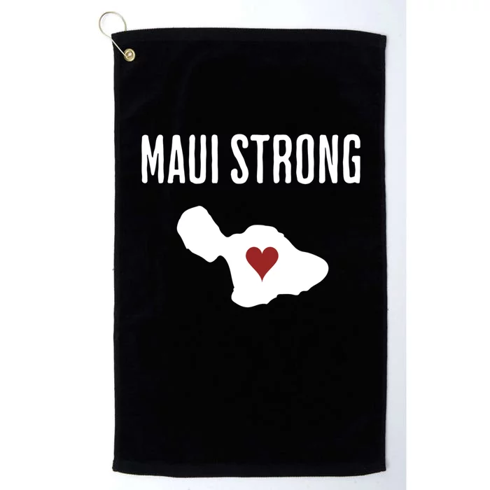 Pray For Maui Hawaii Strong Platinum Collection Golf Towel