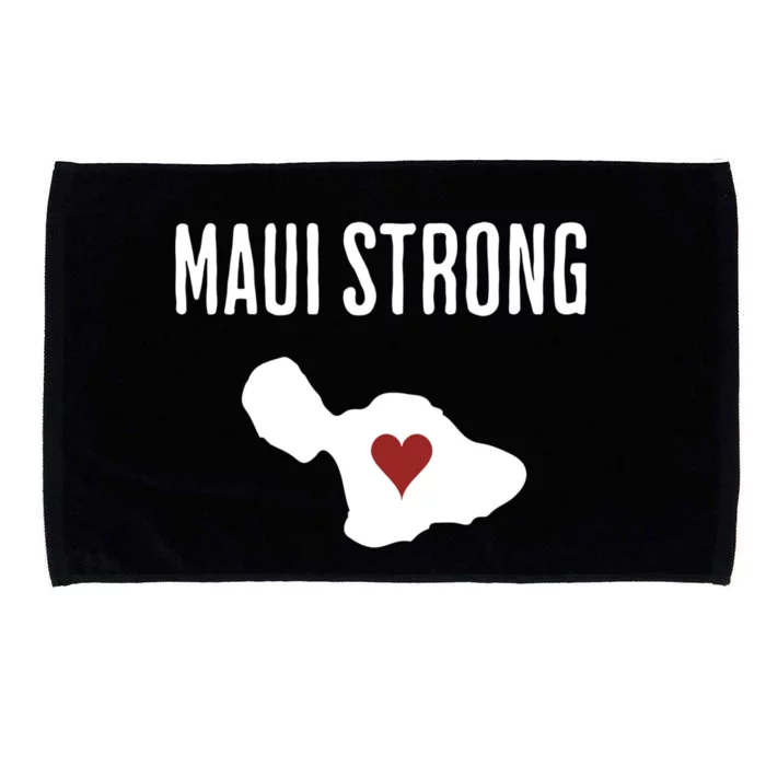 Pray For Maui Hawaii Strong Microfiber Hand Towel