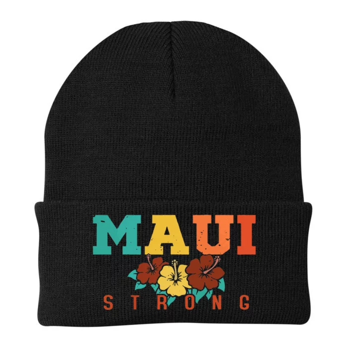 Pray For Maui Hawaii Strong Knit Cap Winter Beanie