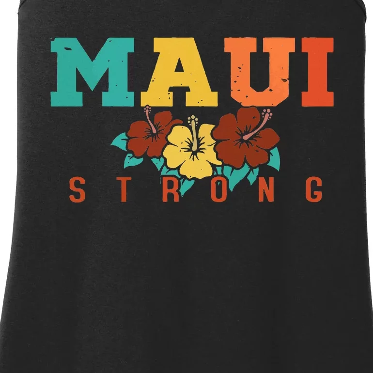 Pray For Maui Hawaii Strong Ladies Essential Tank