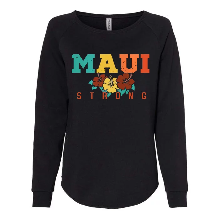 Pray For Maui Hawaii Strong Womens California Wash Sweatshirt