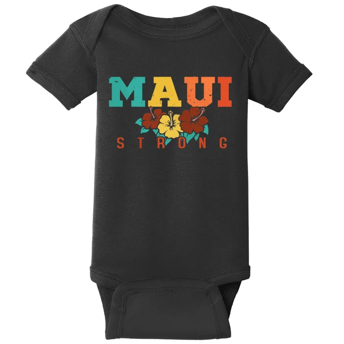 Pray For Maui Hawaii Strong Baby Bodysuit