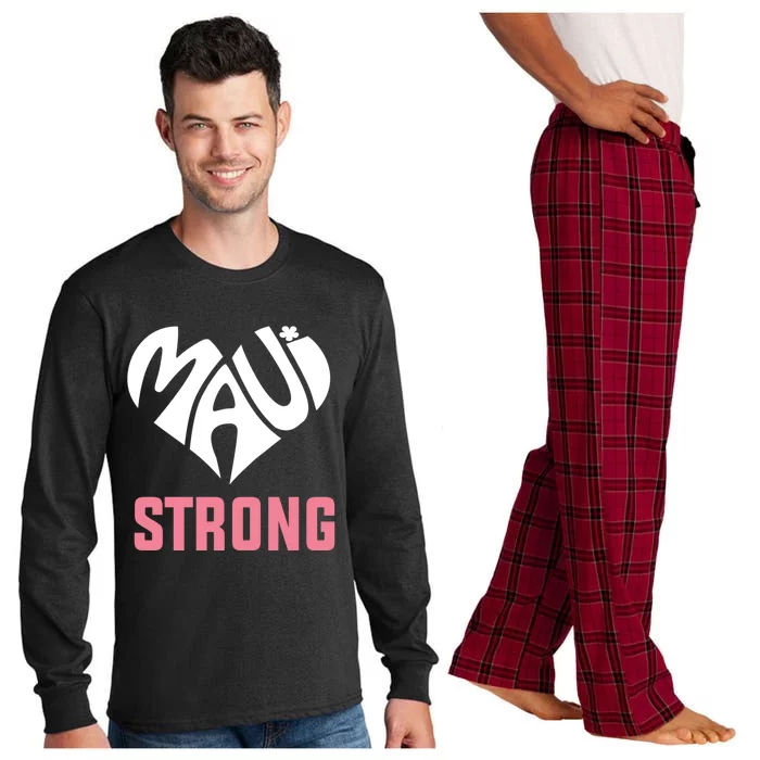 Pray For Maui Hawaii Strong Long Sleeve Pajama Set