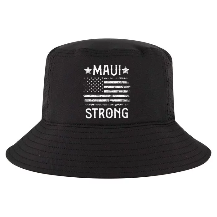 Pray For Maui Hawaii Strong Cool Comfort Performance Bucket Hat