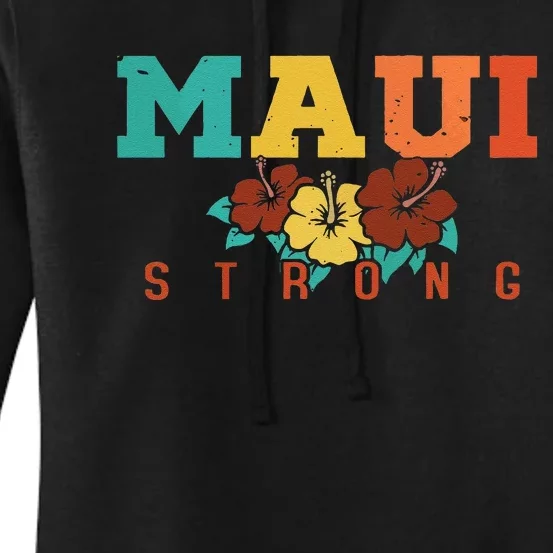 Pray For Maui Hawaii Strong Gift Women's Pullover Hoodie