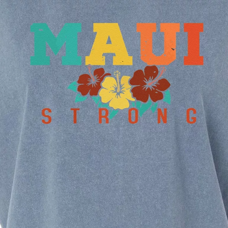 Pray For Maui Hawaii Strong Gift Garment-Dyed Women's Muscle Tee