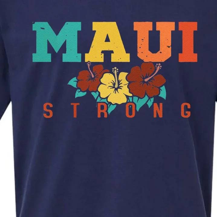 Pray For Maui Hawaii Strong Gift Sueded Cloud Jersey T-Shirt