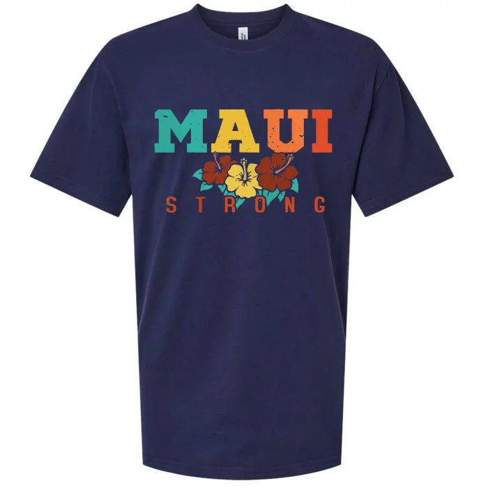 Pray For Maui Hawaii Strong Gift Sueded Cloud Jersey T-Shirt