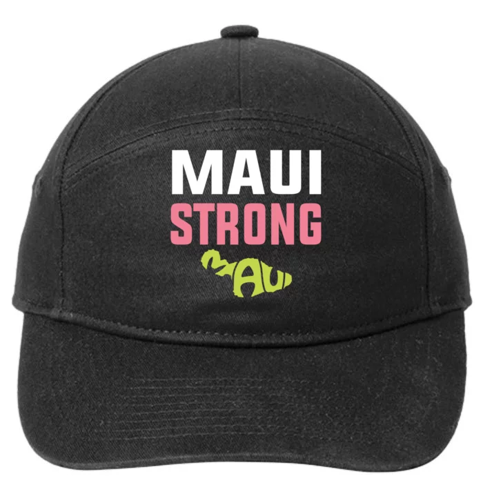 Pray For Maui Hawaii Strong 7-Panel Snapback Hat