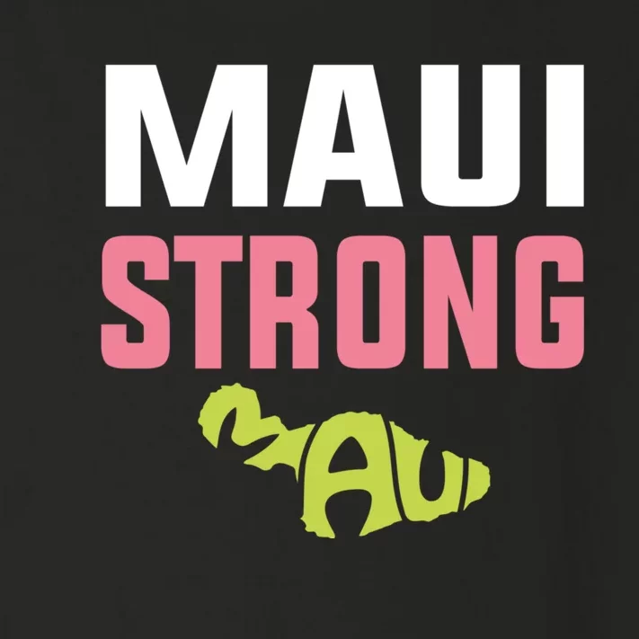 Pray For Maui Hawaii Strong Toddler Long Sleeve Shirt