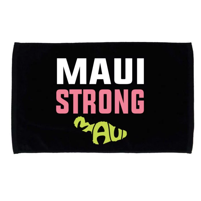 Pray For Maui Hawaii Strong Microfiber Hand Towel