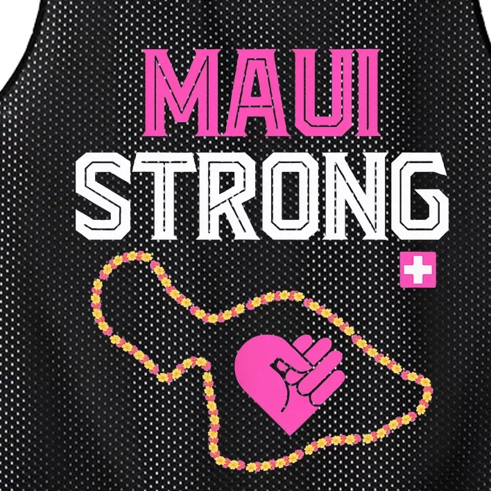 Pray For Maui Hawaii Strong Mesh Reversible Basketball Jersey Tank