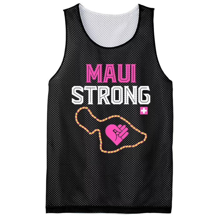 Pray For Maui Hawaii Strong Mesh Reversible Basketball Jersey Tank