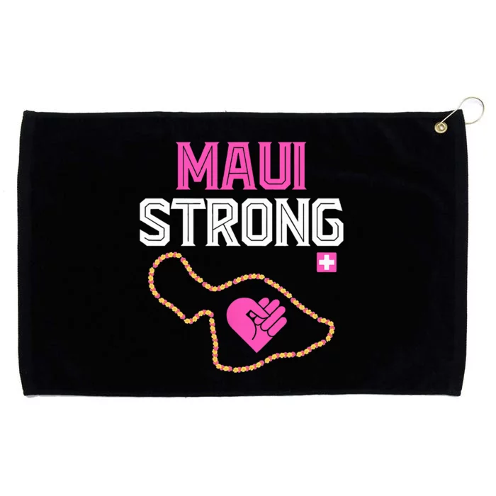 Pray For Maui Hawaii Strong Grommeted Golf Towel