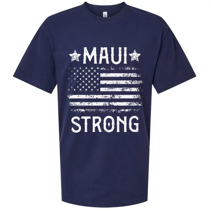 Pray For Maui Hawaii Strong Love Sueded Cloud Jersey T-Shirt