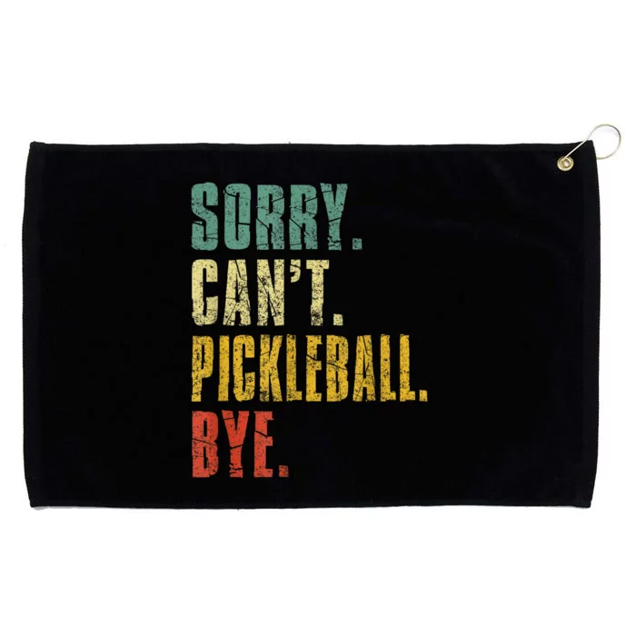 Pickleball For Men Funny Sorry Cant Pickleball Grommeted Golf Towel