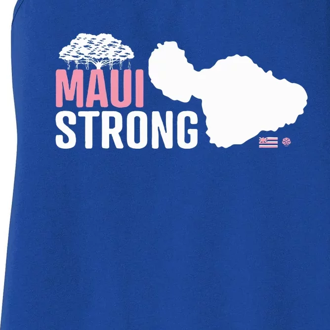 Pray For Maui Hawaii Strong Women's Racerback Tank