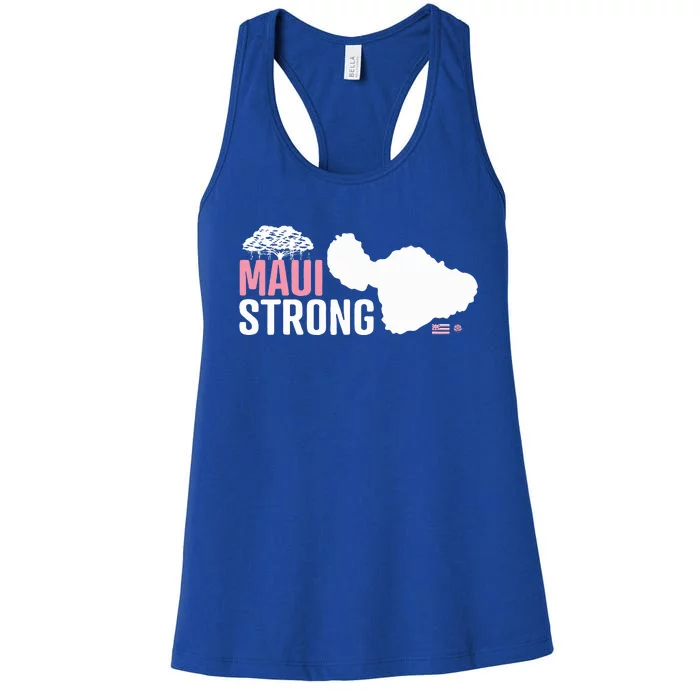 Pray For Maui Hawaii Strong Women's Racerback Tank