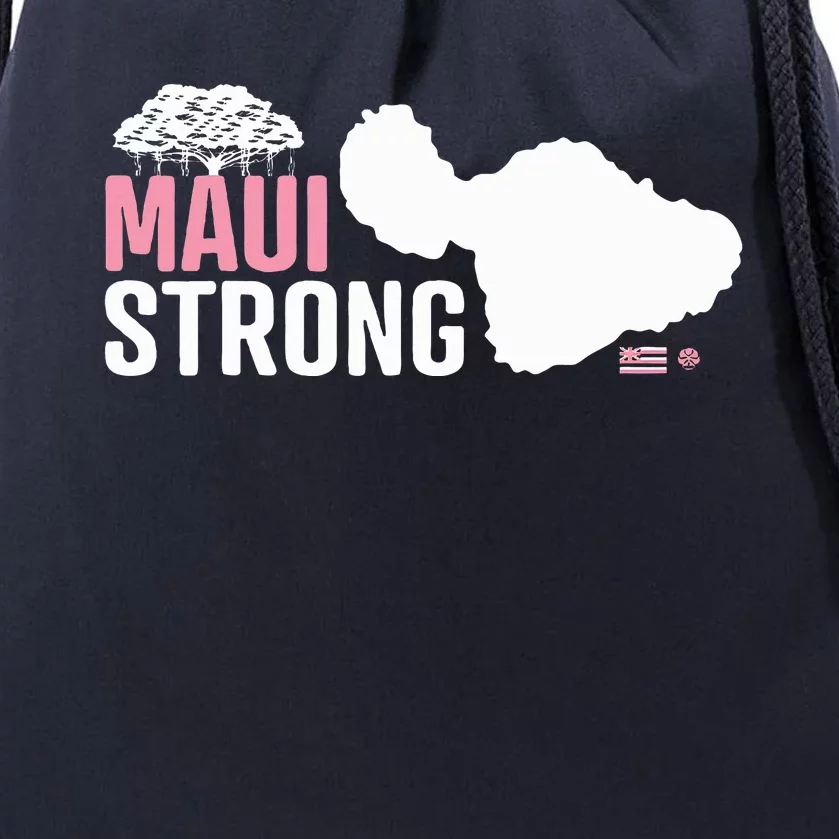 Pray For Maui Hawaii Strong Drawstring Bag