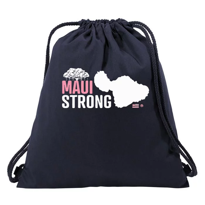 Pray For Maui Hawaii Strong Drawstring Bag