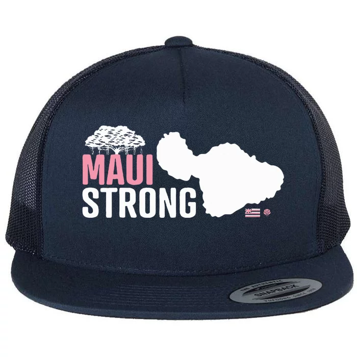 Pray For Maui Hawaii Strong Flat Bill Trucker Hat