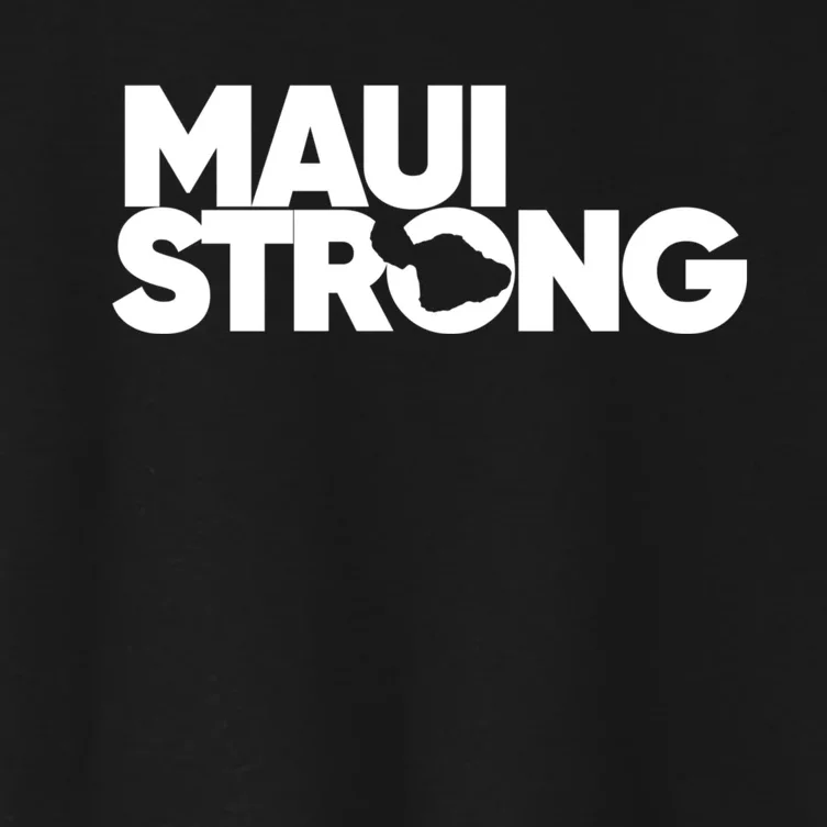 Pray For Maui Hawaii Strong Women's Crop Top Tee