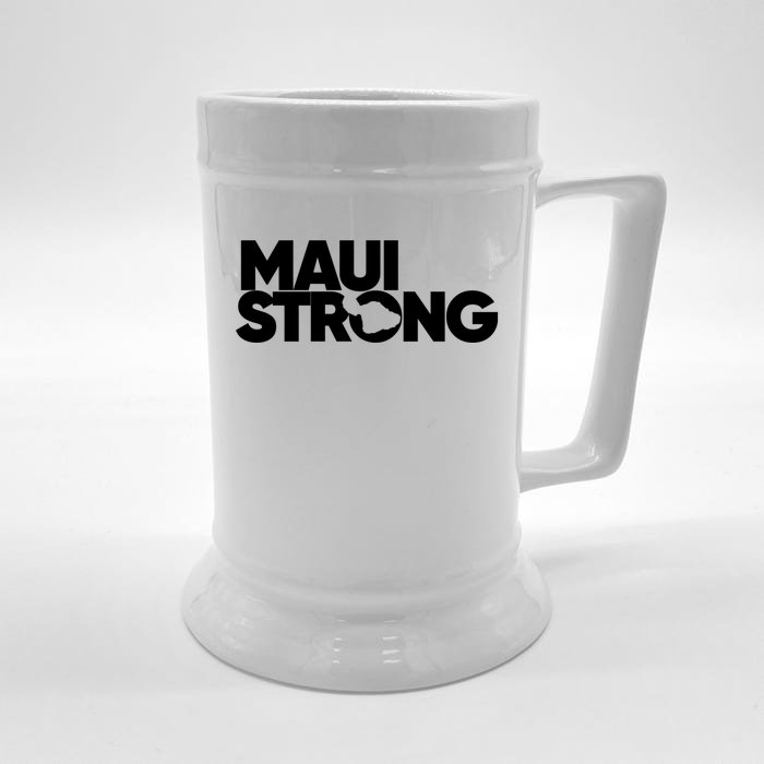 Pray For Maui Hawaii Strong Front & Back Beer Stein