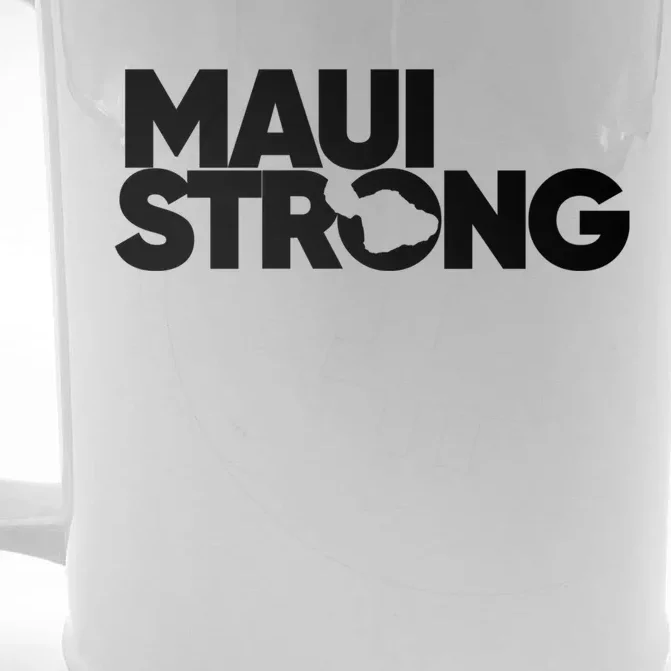 Pray For Maui Hawaii Strong Front & Back Beer Stein