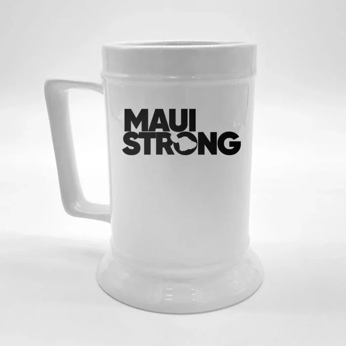 Pray For Maui Hawaii Strong Front & Back Beer Stein