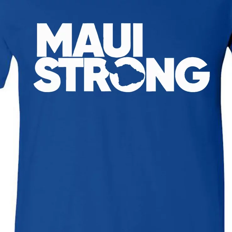 Pray For Maui Hawaii Strong V-Neck T-Shirt