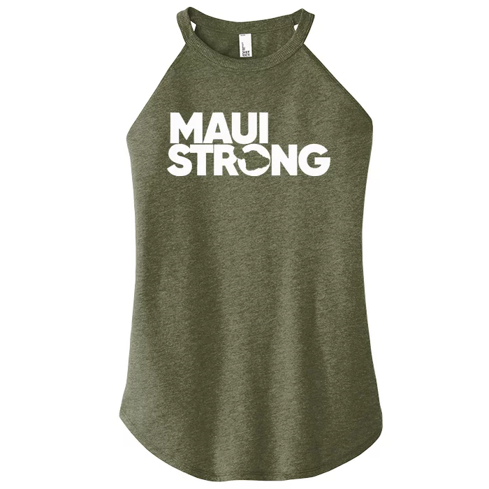 Pray For Maui Hawaii Strong Women’s Perfect Tri Rocker Tank