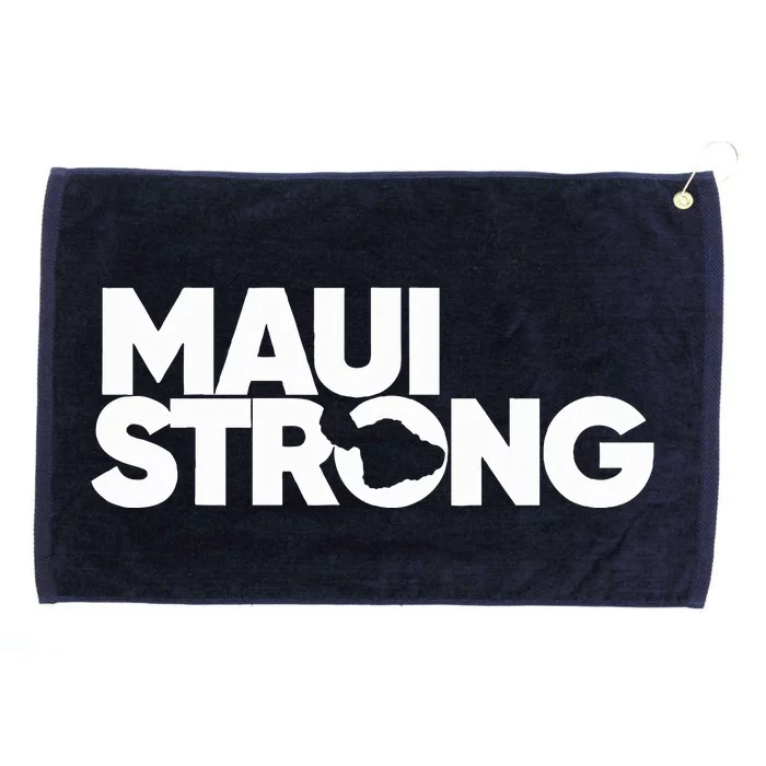 Pray For Maui Hawaii Strong Grommeted Golf Towel