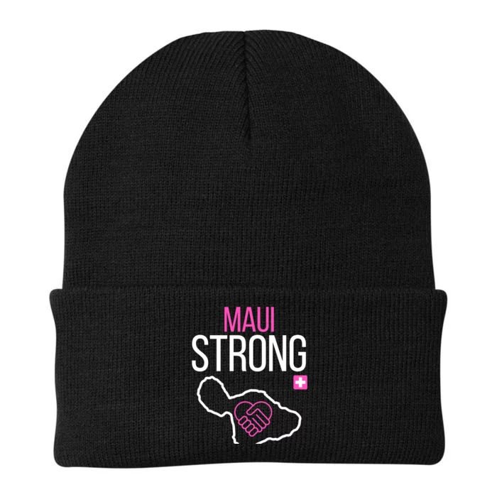 Pray For Maui Hawaii Strong Knit Cap Winter Beanie