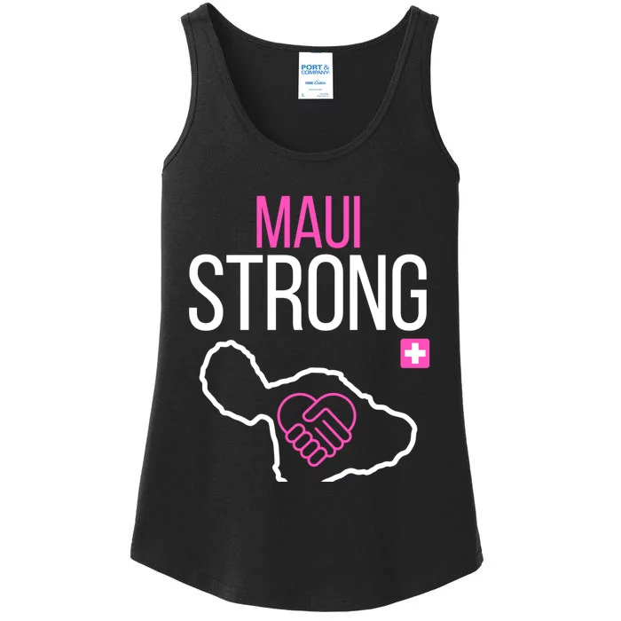 Pray For Maui Hawaii Strong Ladies Essential Tank