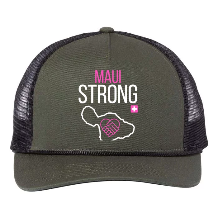 Pray For Maui Hawaii Strong Retro Rope Trucker Hat Cap