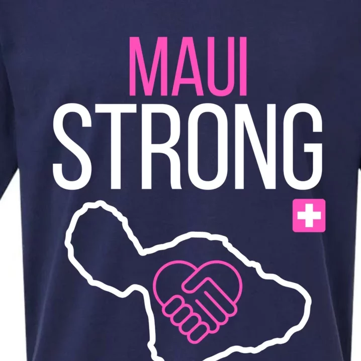 Pray For Maui Hawaii Strong Sueded Cloud Jersey T-Shirt