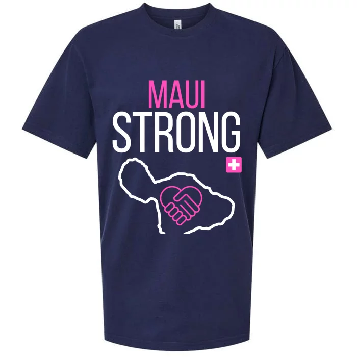 Pray For Maui Hawaii Strong Sueded Cloud Jersey T-Shirt