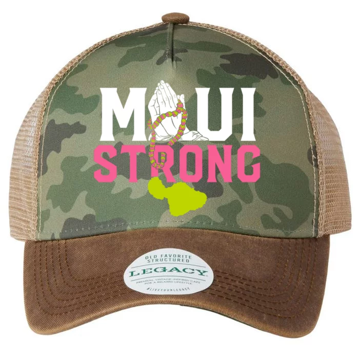 Pray For Maui Hawaii Strong Legacy Tie Dye Trucker Hat