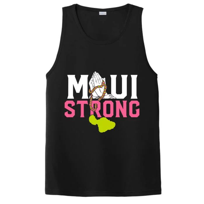 Pray For Maui Hawaii Strong Performance Tank