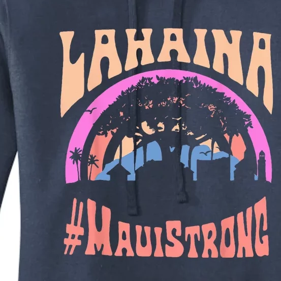 Pray For Maui Hawaii Strong Tee Apparel Matching Family Women's Pullover Hoodie