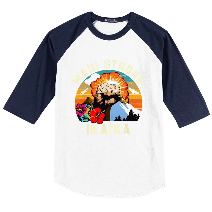 Pray For Maui Hawaii Strong Tee Apparel Matching Family Baseball Sleeve Shirt