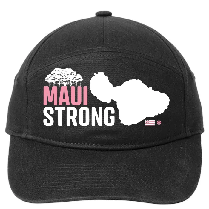 Pray For Maui Hawaii Strong 7-Panel Snapback Hat